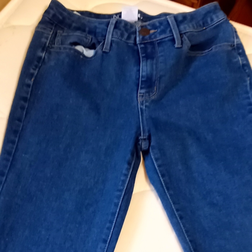 Boot up blue jeans.